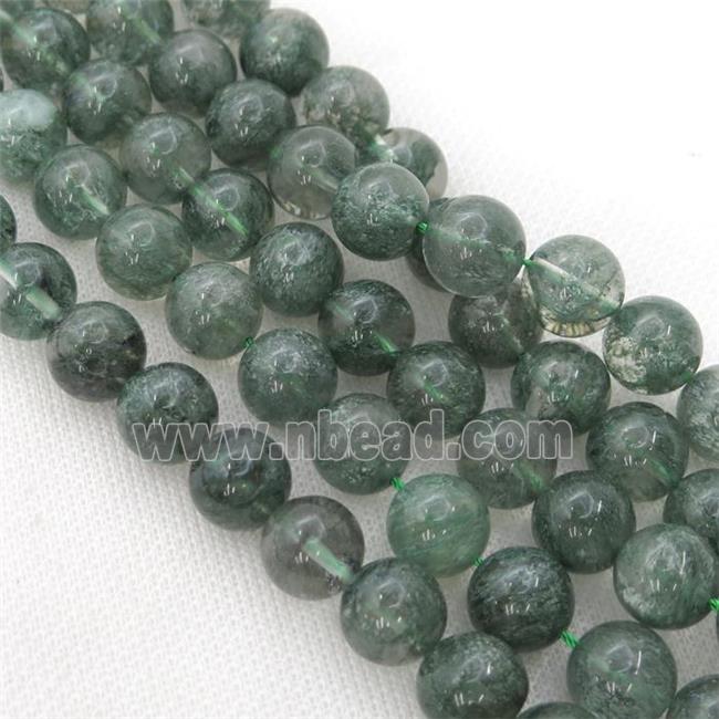 round Green Quartz Beads