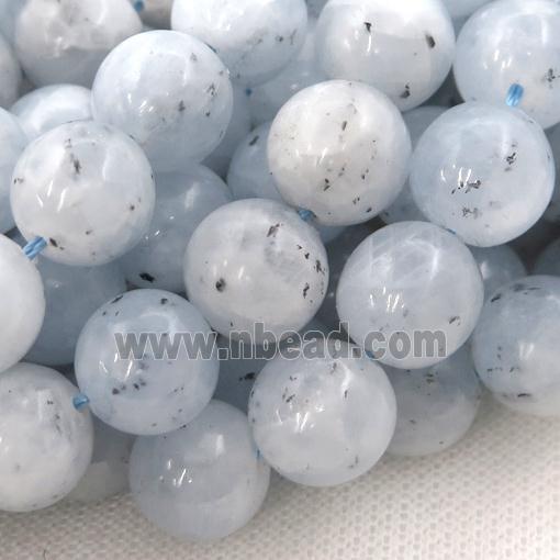 blue Celestite Beads, round