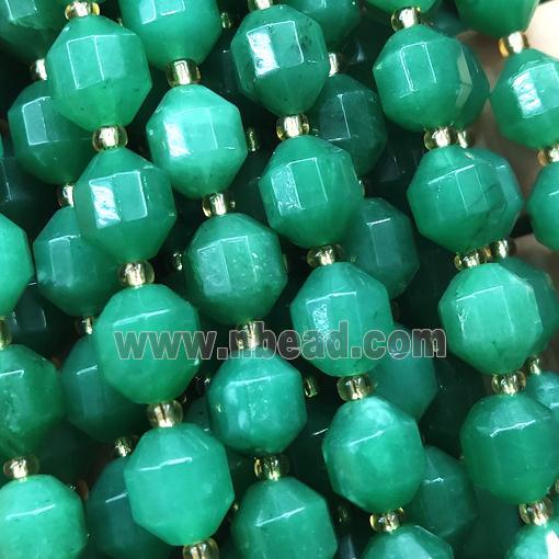 green Jade bullet beads