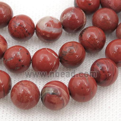 Red Jasper Beads, round