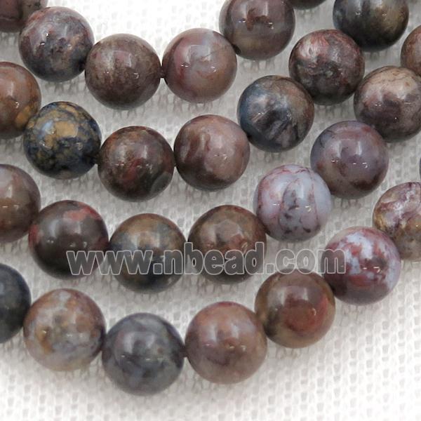 Pietersite Jasper Beads, round