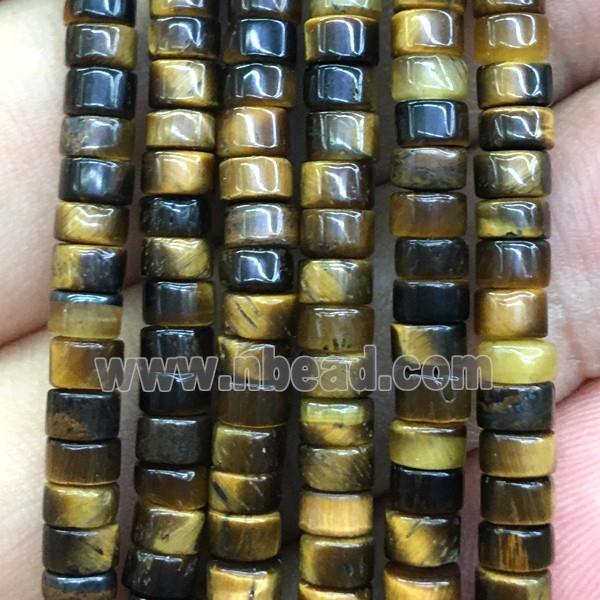 yellow Tiger Eye heishi beads