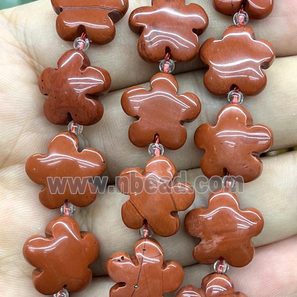 Red Jasper flower beads