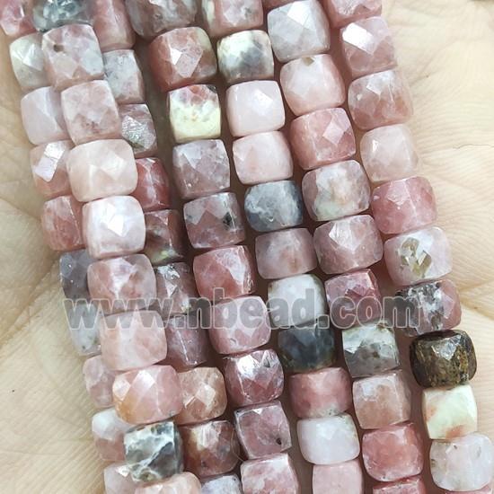 pink plum blossom Jasper beads