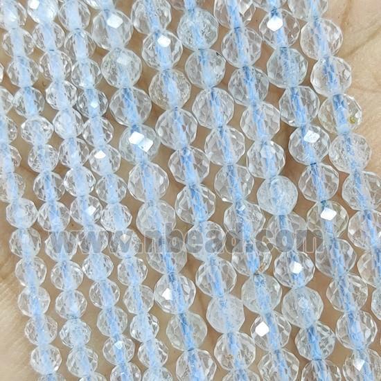 Natural Topaz Beads Faceted Round