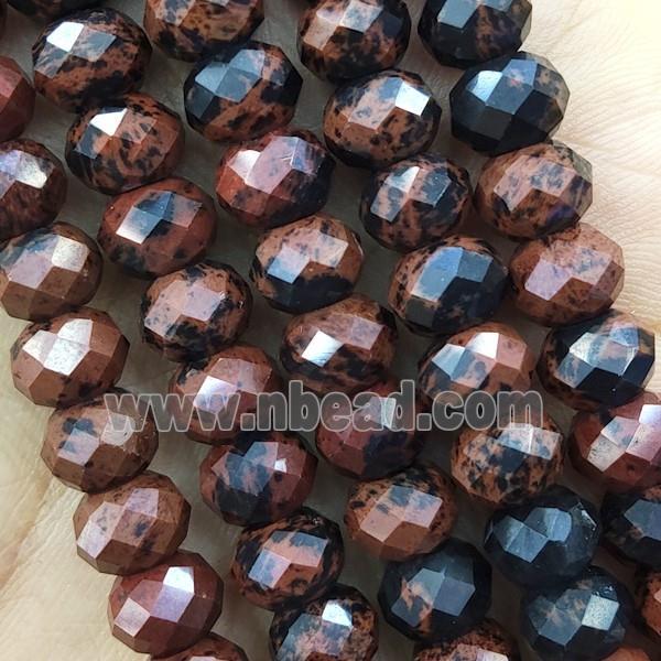 Autumn Jasper Beads Faceted Rondelle