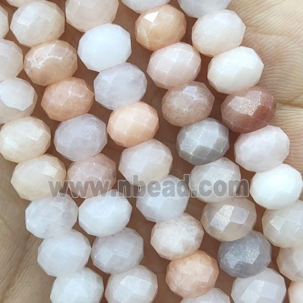 Pink Aventurine Beads Faceted Rondelle