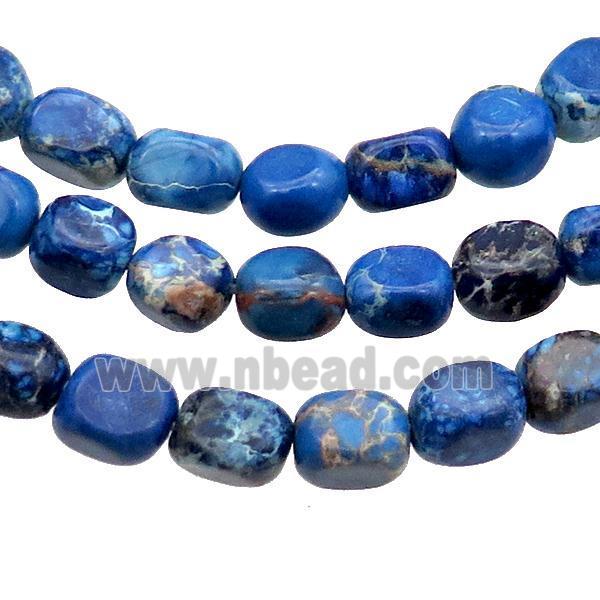 LapisBlue Imperial Jasper Beads Freeform