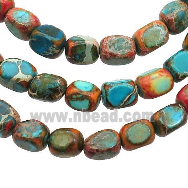 Multicolor Imperial Jasper Beads Freeform