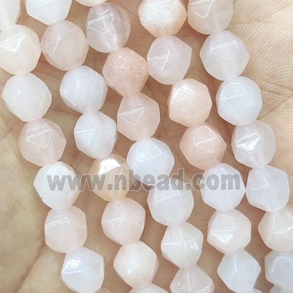 Pink Aventurine Beads Cut Round