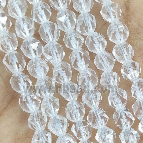 Clear Quartz Beads Cut Round