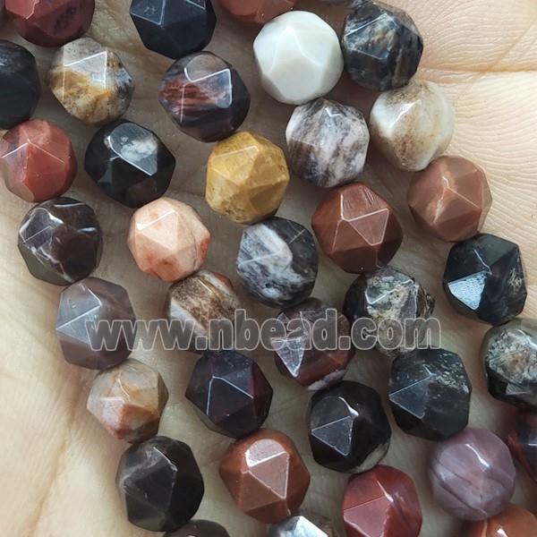 Mix Jasper Beads Cut Round