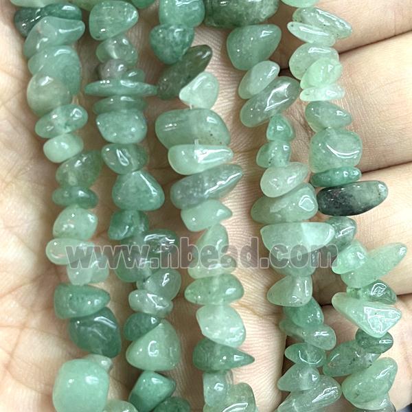 Green Aventurine Beads Chip Freeform