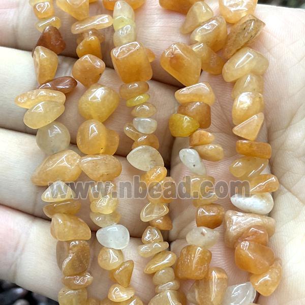 Red Aventurine Chip Beads Freeform