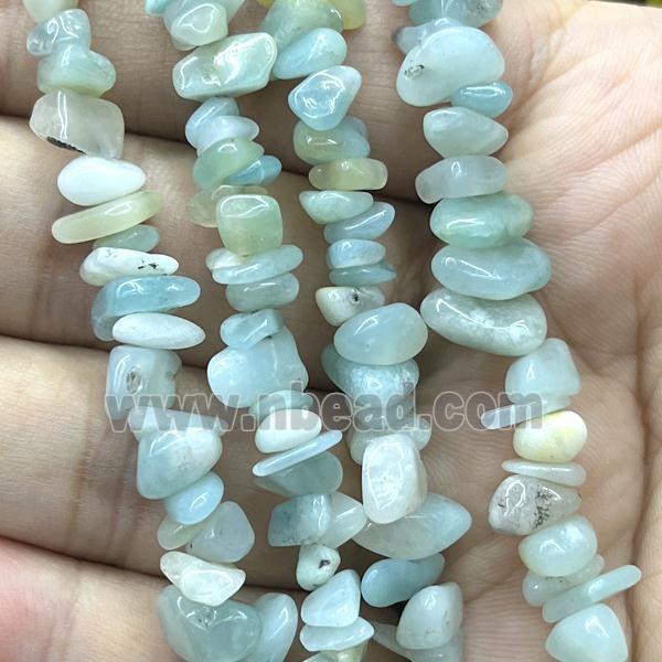 Amazonite Chip Beads Freeform