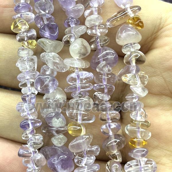 Ametrine Beads Chip Freeform