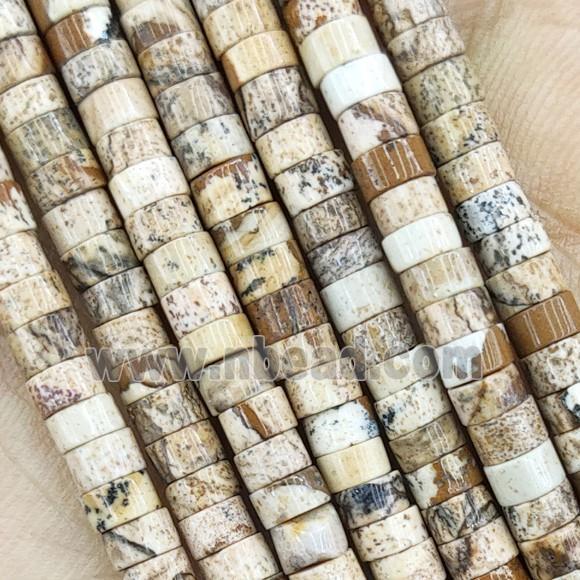 Picture Jasper Heishi Beads