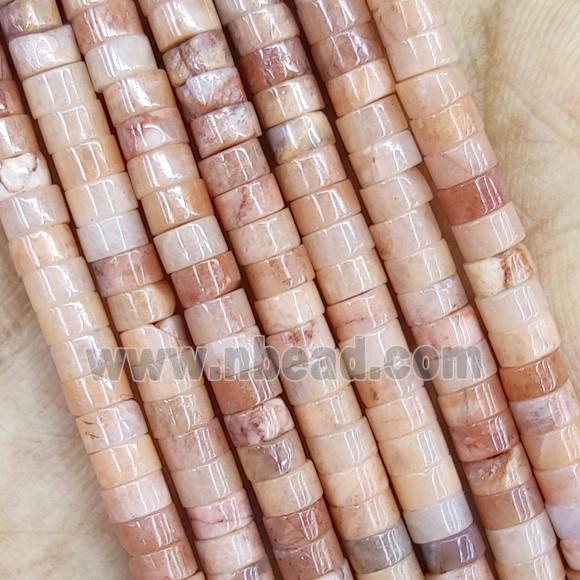 Pink Aventurine Heishi Beads