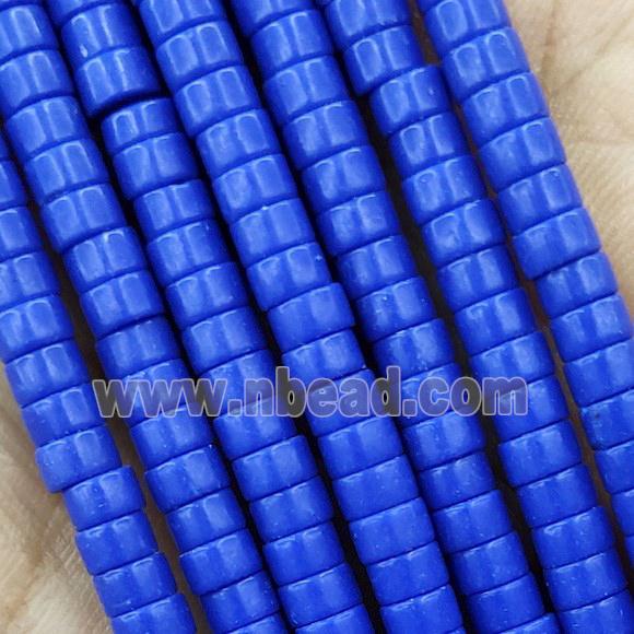 Blue Turquoise Heishi Beads Dye