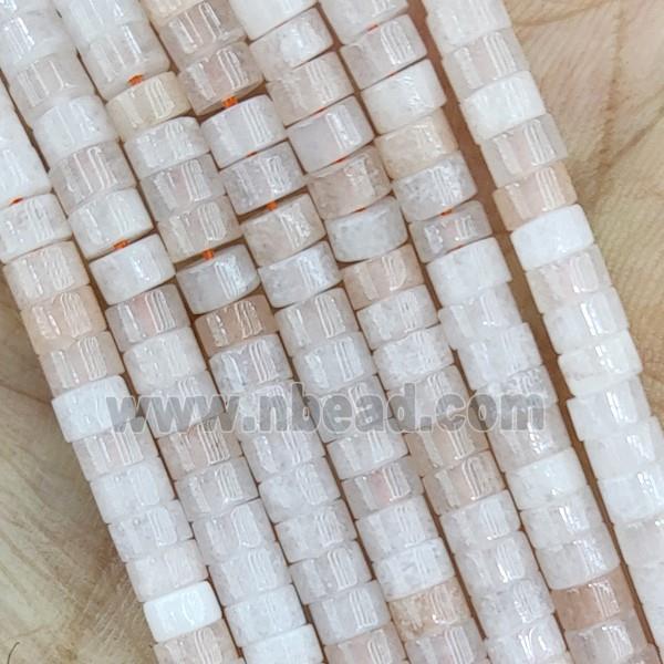 Lt.Pink Aventurine Heishi Beads