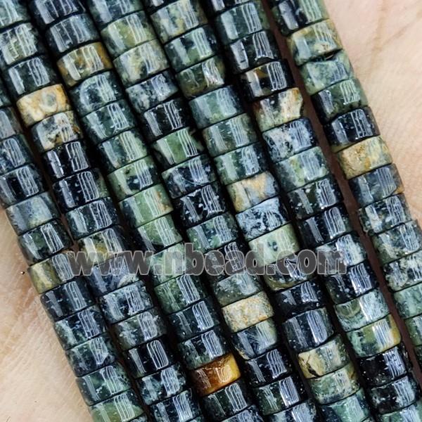 Kambaba Jasper Heishi Beads