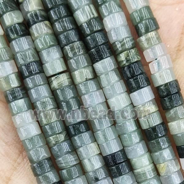 Green Rutilated Quartz Heishi Beads