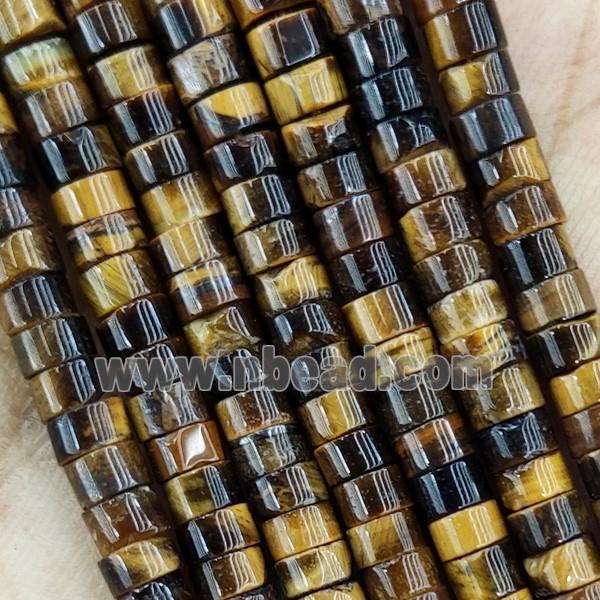 Tiger Eye Stone Heishi Beads