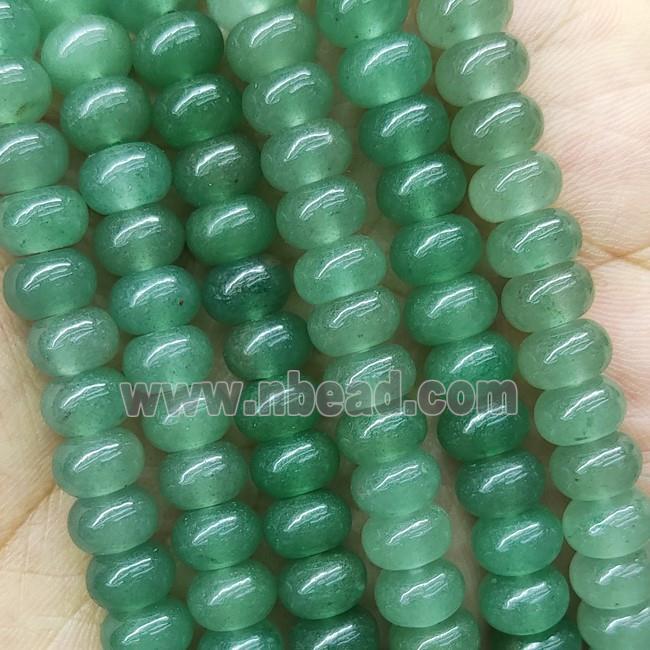 Green Aventurine Rondelle Beads