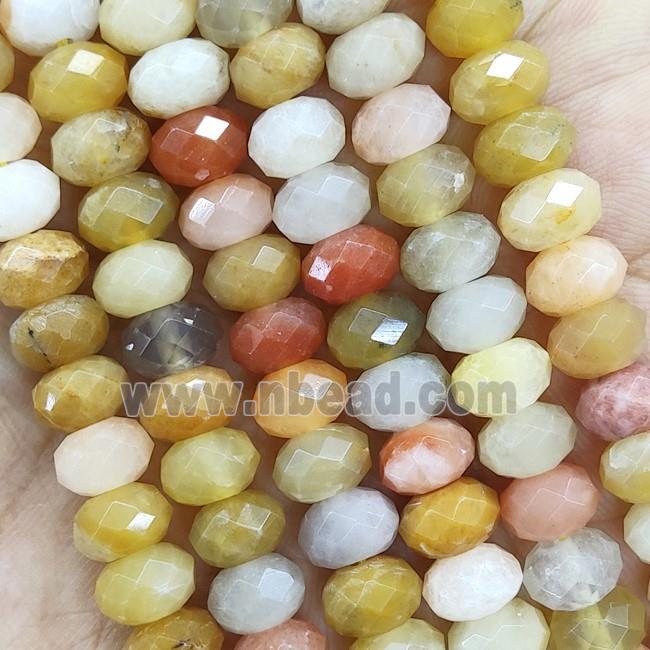 Natural Golden Aventurine Beads Faceted Rondelle