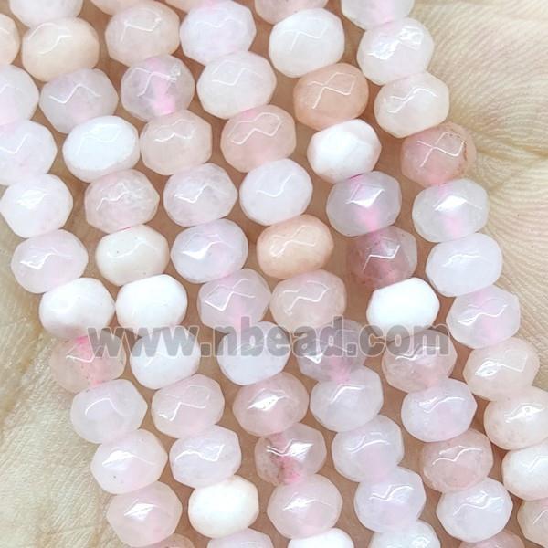 Pink Aventurine Beads Faceted Rondelle