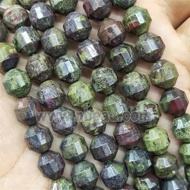 Dragon Bloodstone Beads Prism