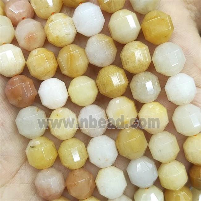 Golden Aventurine Prism Beads