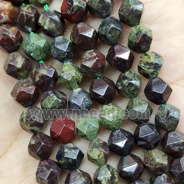 Dragon Bloodstone Beads Cut Round