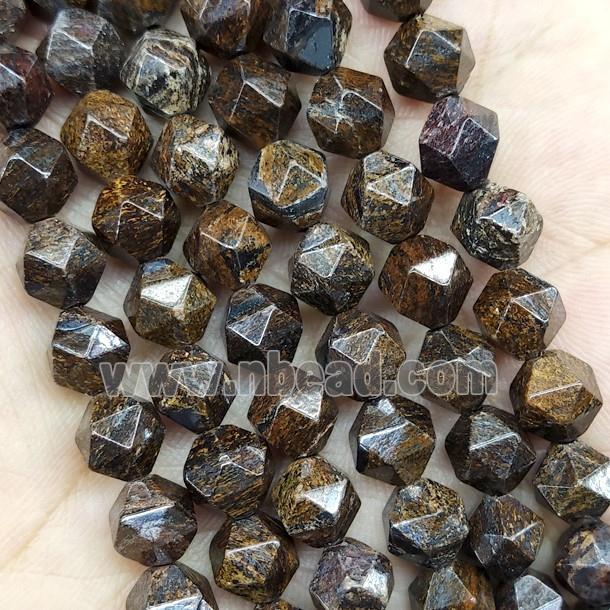 Bronzite Beads Cut Round