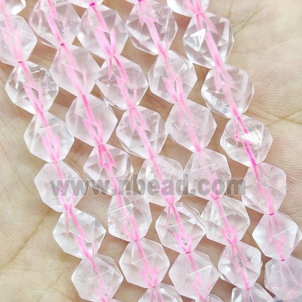 Rose Quartz Beads Starcut Round