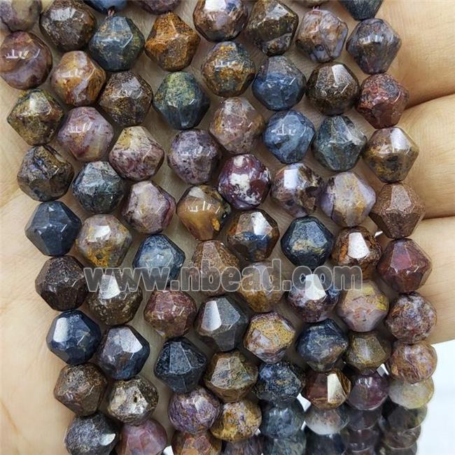 Natural Pietersite Jasper Beads Bicone