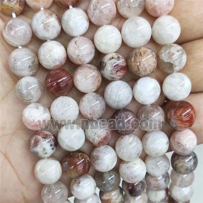 Natural Gold Sunstone Beads Smooth Round B-Grade