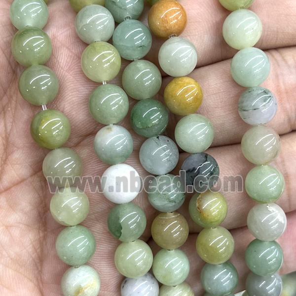 Natural Aventurine Beads Green Smooth Round