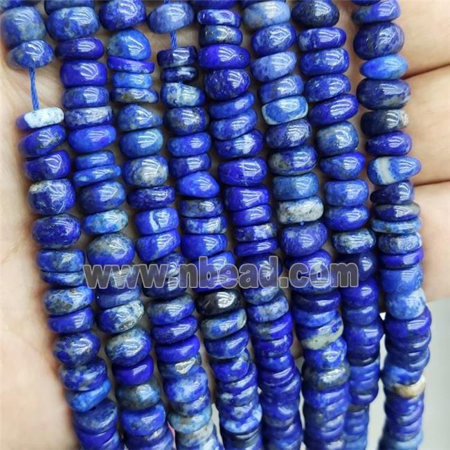 Natural Lapis Lazuli Beads Rondelle Blue Lazurite