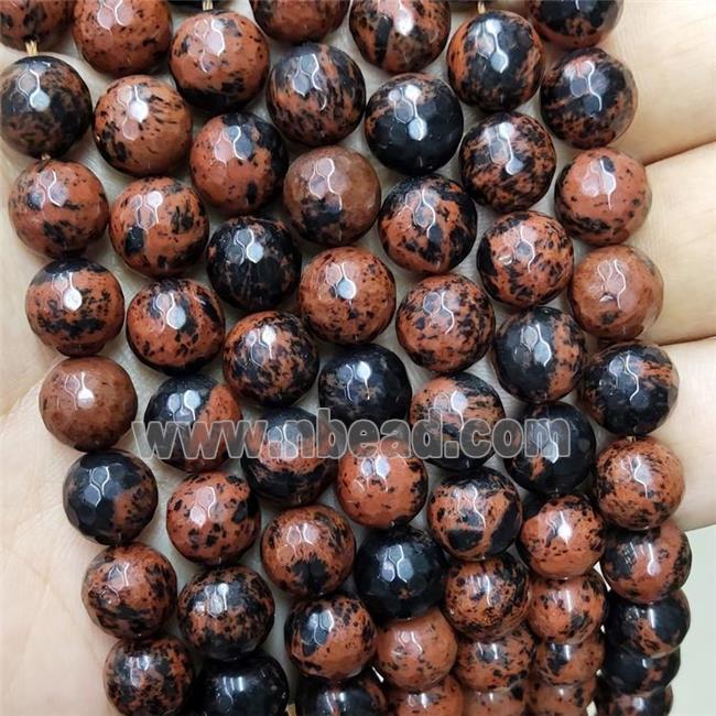 Natural Autumn Jasper Beads Faceted Round