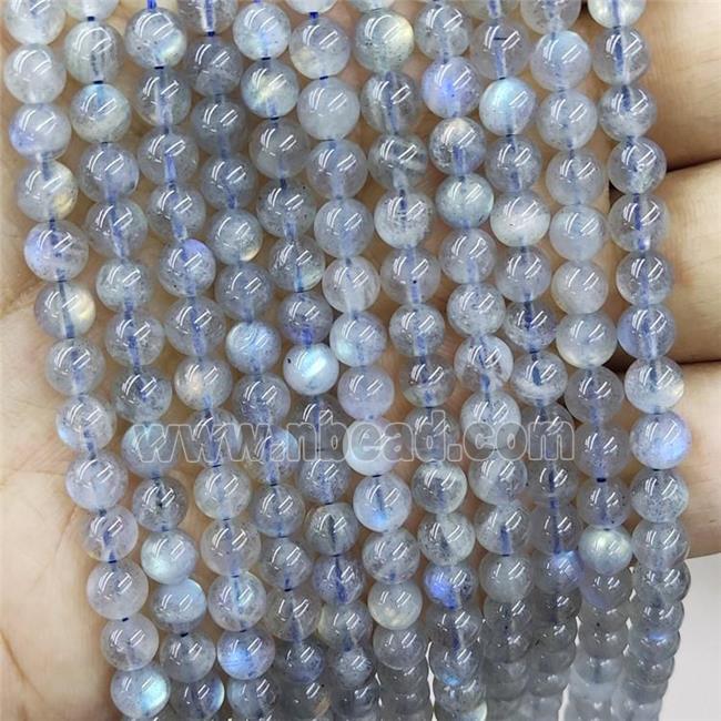 Natural Labradorite Beads Smooth Round