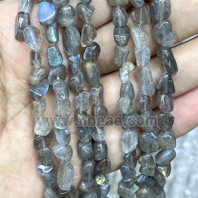 Natural Labradorite Chips Beads Freeform