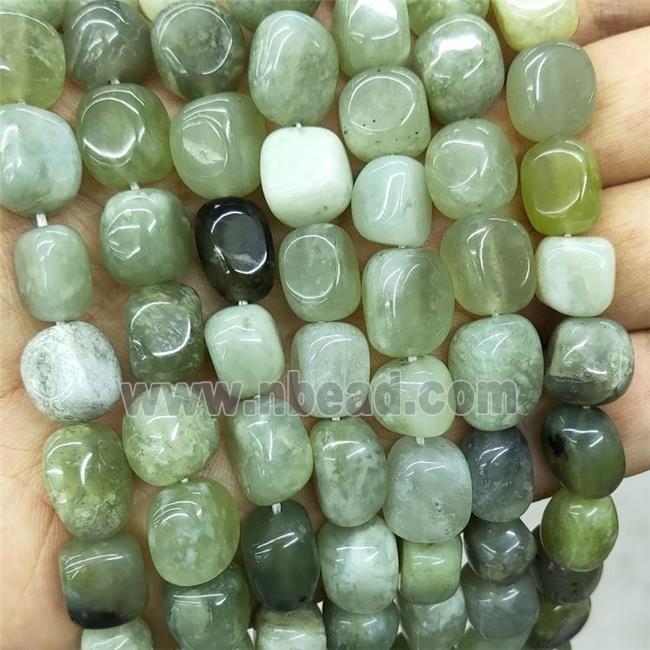 Natural Green Strawberry Quartz Chips Beads Freeform