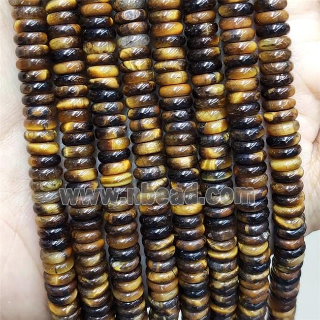 Natural Tiger Eye Stone Spacer Beads heishi