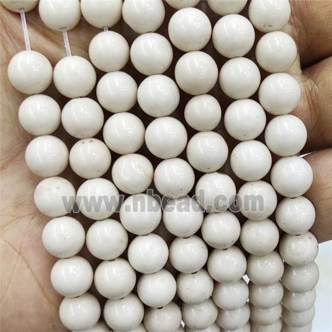 White River Jasper Beads Smooth Round