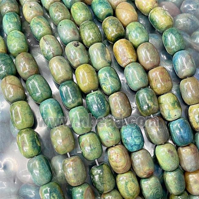 Natural Agate Barrel Beads Dye