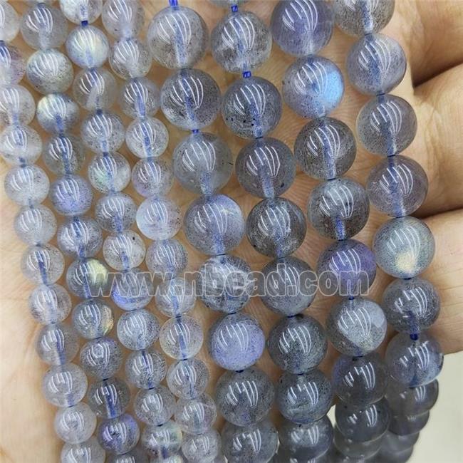 Natural Labradorite Beads AAA-Grade Smooth Round