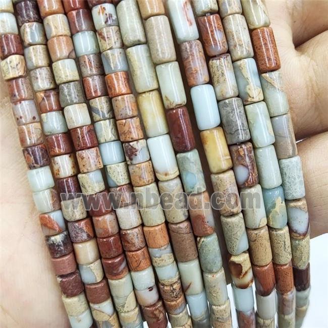 Imperial Jasper Tube Beads