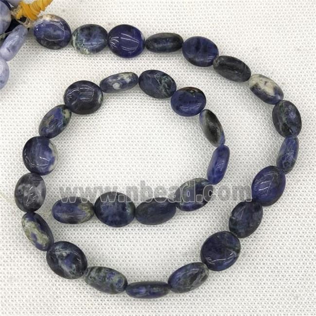 Blue Sodalite Oval Beads