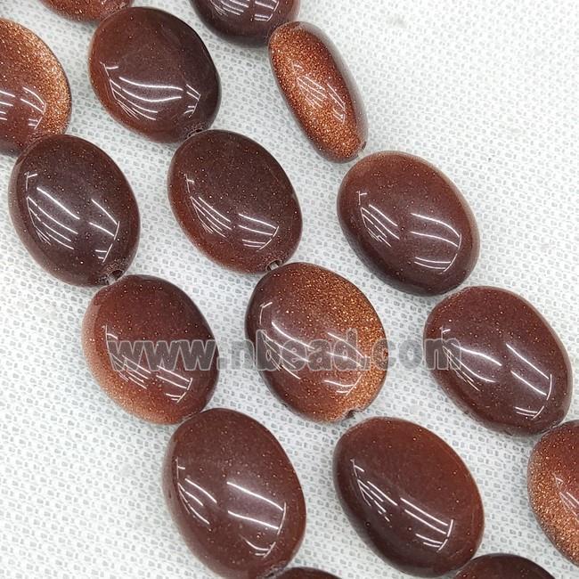 Golden Sandstone Beads Oval